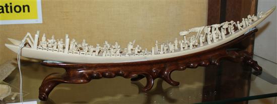Ivory boat